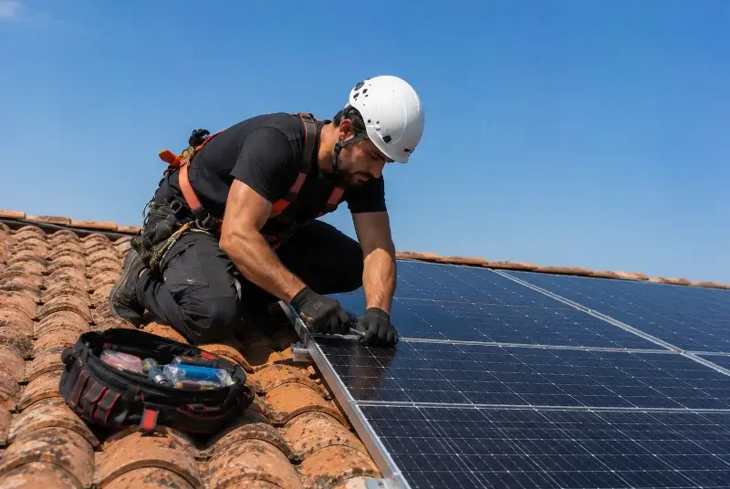 Maintenance et monitoring de panneaux solaires à Saint-Romain-et-Saint-Clément
