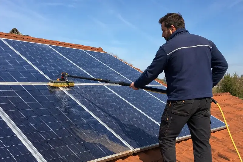 Nettoyage et entretien de panneaux solaires à Saint-Romain-et-Saint-Clément