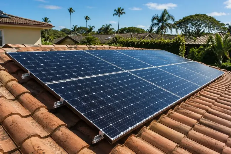 Installation de panneaux solaires à Saint-Romain-et-Saint-Clément
